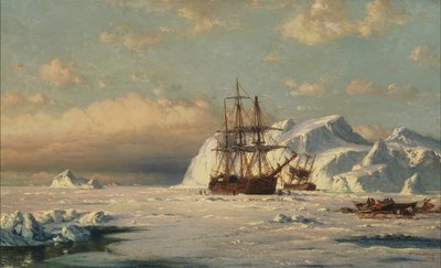 Caught in the Ice Floes (Melville Bay, Greenland Coast), after 1870 by William Bradford